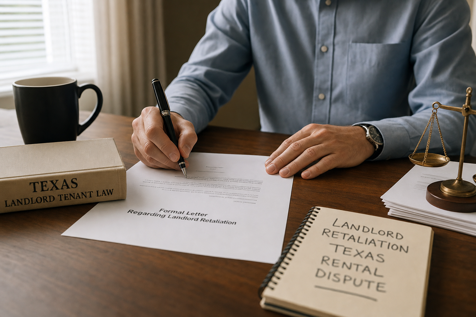 Tenant retaliation notice letter from landlord in Texas